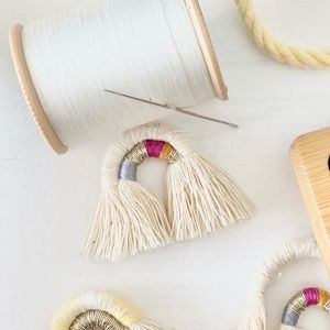 ✨handmade✨ rainbow earrings